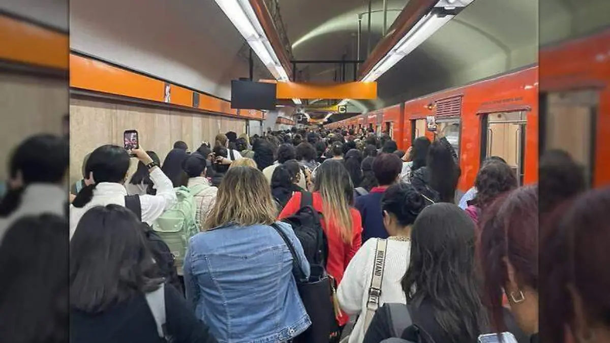 Línea 7 del Metro_ retrasos y caos por falla de un tren-PORTADA